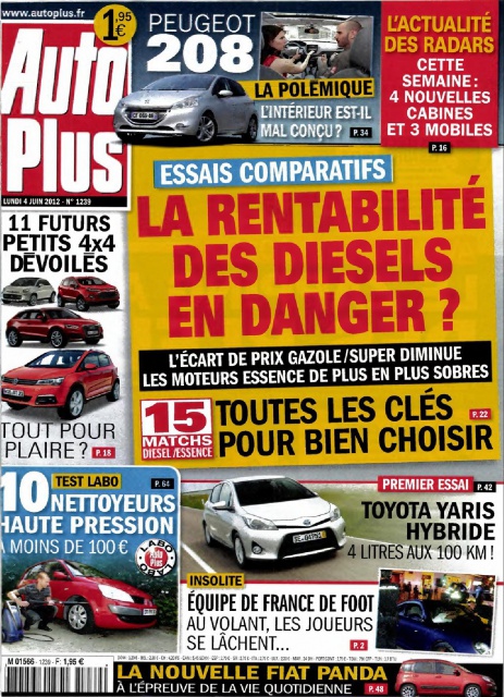 Auto plus N°1239 du 4 au 10 juin 2012