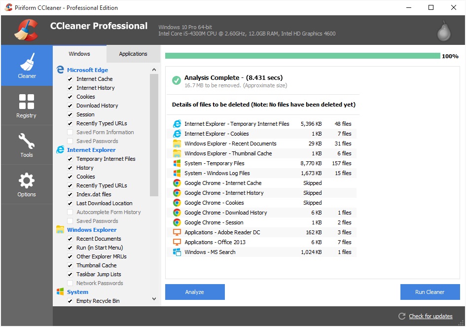 ccleaner portable versions