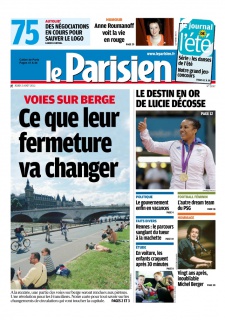 Le Parisien + Cahier de Paris du 02 Août 2012