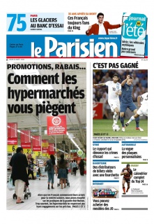 Le Parisien + Cahier de Paris du 16 Août 2012