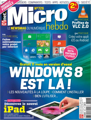 Micro Hebdo N°726 - Du Jeudi 15 au 21 Mars 2012